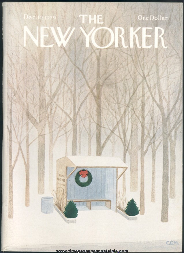 New Yorker Magazine - December 10, 1979 - Cover by Charles E. Martin