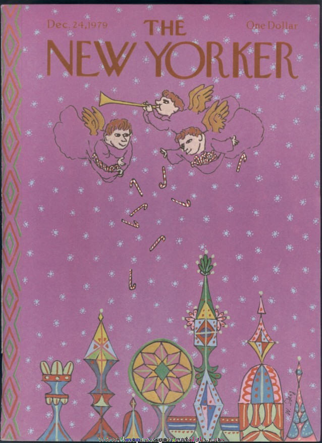 New Yorker Magazine - December 24, 1979 - Cover by William Steig