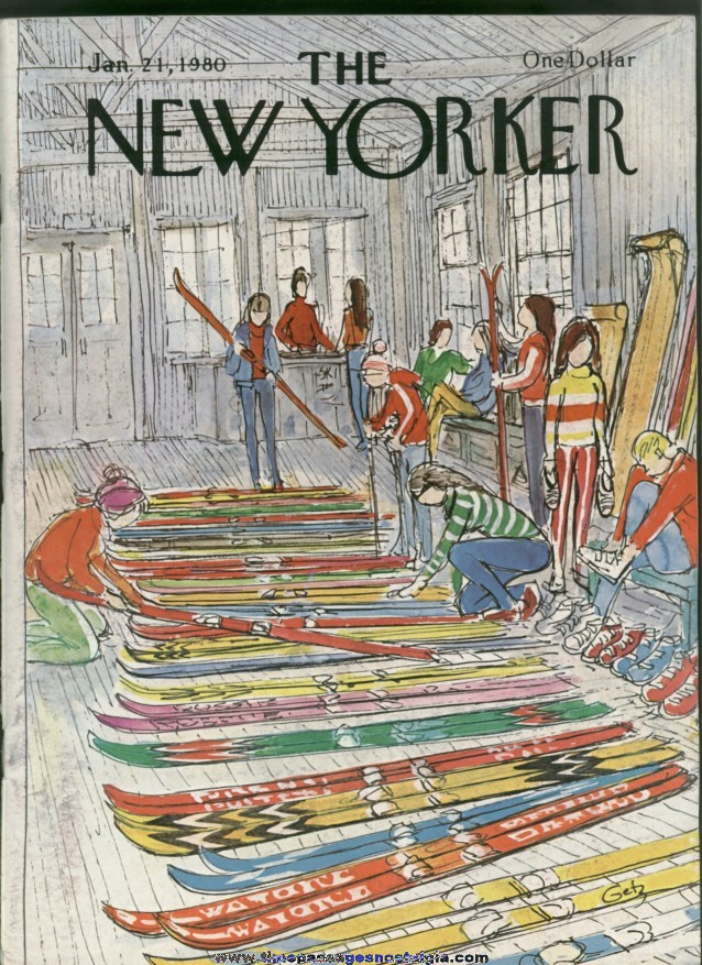 New Yorker Magazine - January 21, 1980 - Cover by Arthur Getz