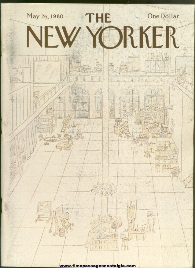 New Yorker Magazine - May 26, 1980 - Cover by Charles E. Martin