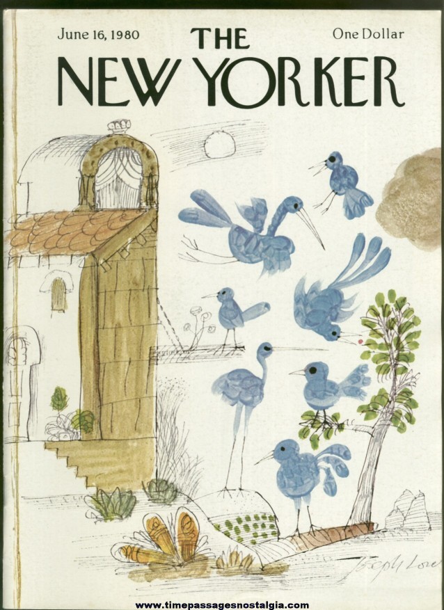 New Yorker Magazine - June 16, 1980 - Cover by Joseph Low