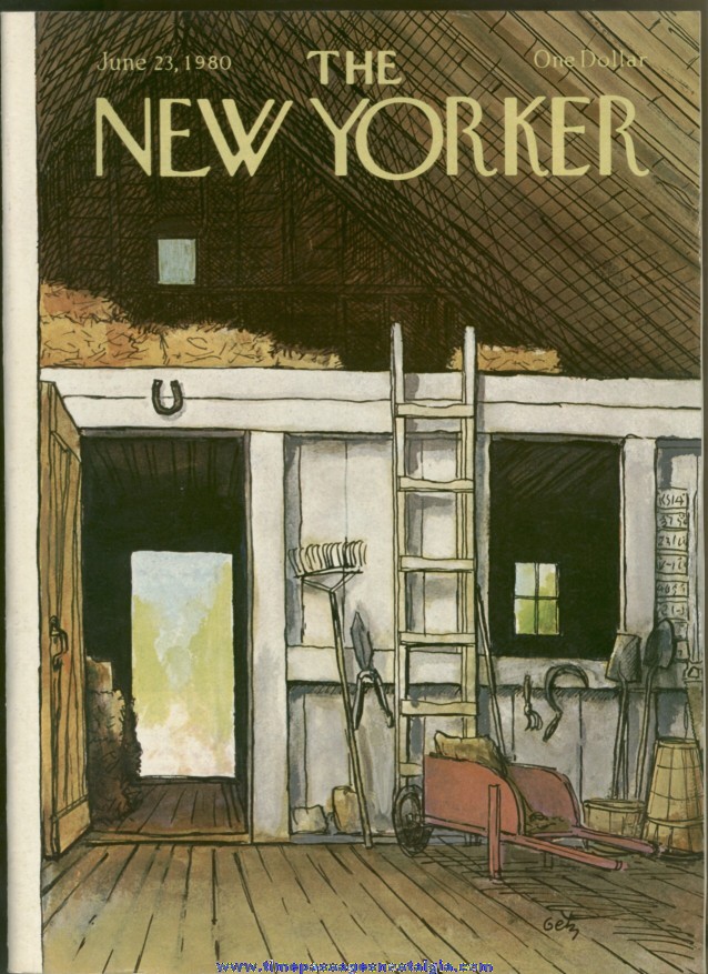 New Yorker Magazine - June 23, 1980 - Cover by Arthur Getz