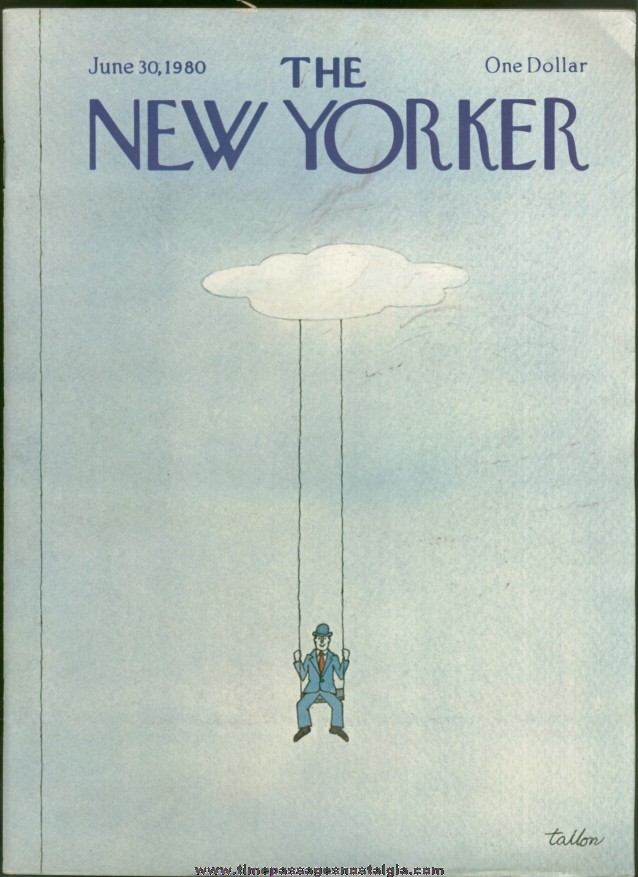 New Yorker Magazine - June 30, 1980 - Cover by Robert Tallon