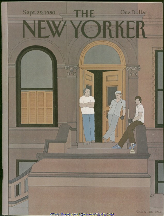 New Yorker Magazine - September 29, 1980 - Cover by Gretchen Dow Simpson