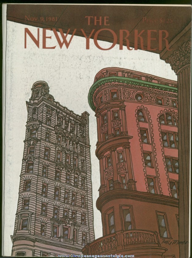 New Yorker Magazine - November 9, 1981 - Cover by Roxie Munro