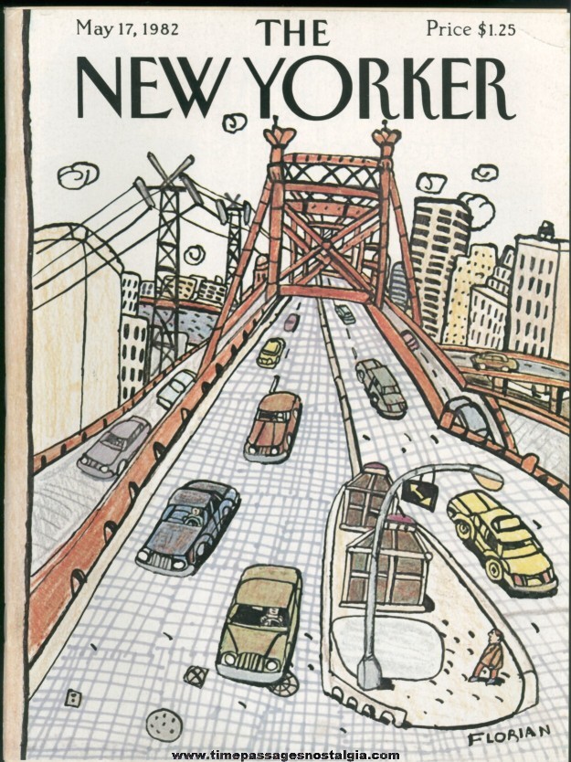 New Yorker Magazine - May 17, 1982 - Cover by Douglas Florian