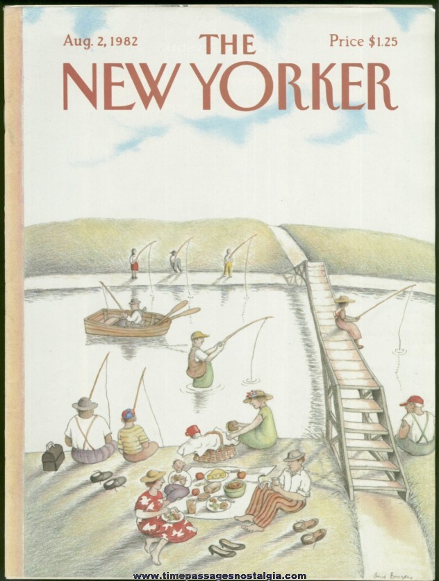 New Yorker Magazine - August 2, 1982 - Cover by Anne Burgess