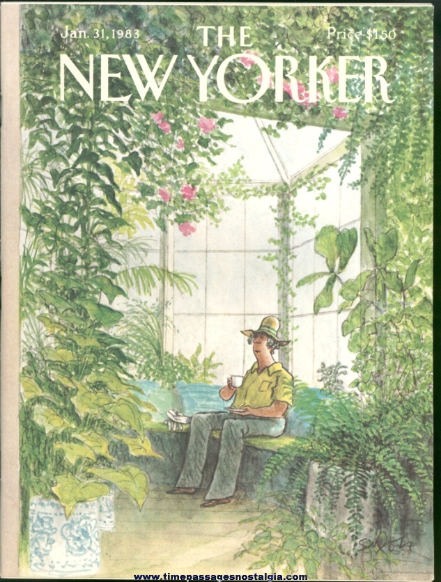 New Yorker Magazine - January 31, 1983 - Cover by Charles Saxon