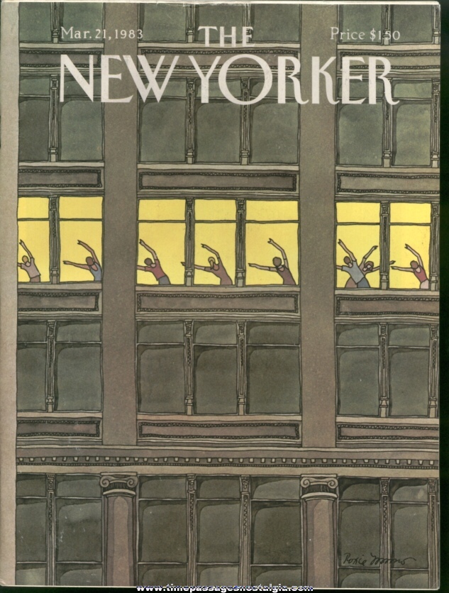 New Yorker Magazine - March 21, 1983 - Cover by Roxie Munro