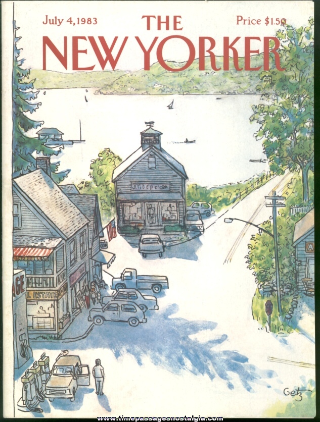 New Yorker Magazine - July 4, 1983 - Cover by Arthur Getz