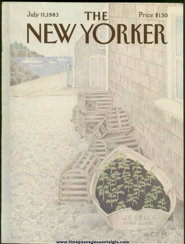 New Yorker Magazine - July 11, 1983 - Cover by Charles E. Martin