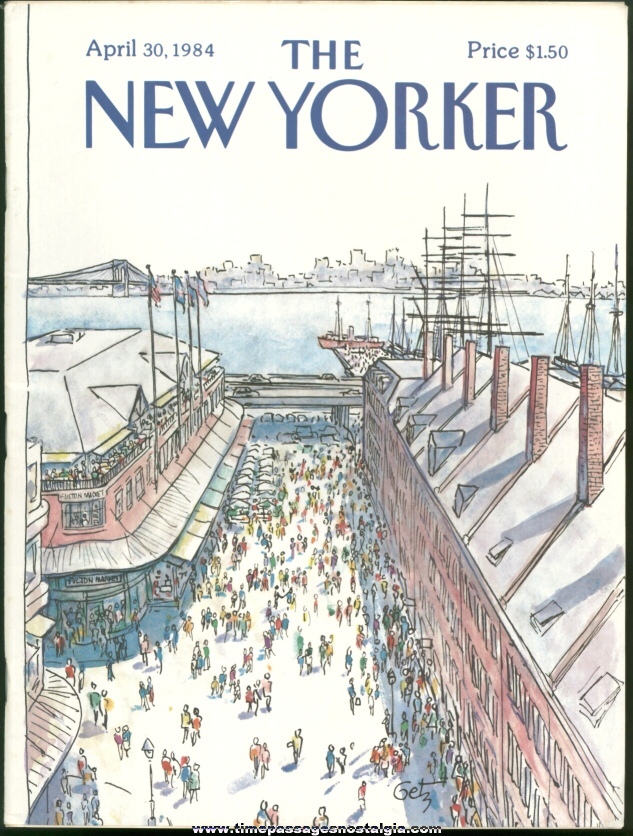 New Yorker Magazine - April 30, 1984 - Cover by Arthur Getz