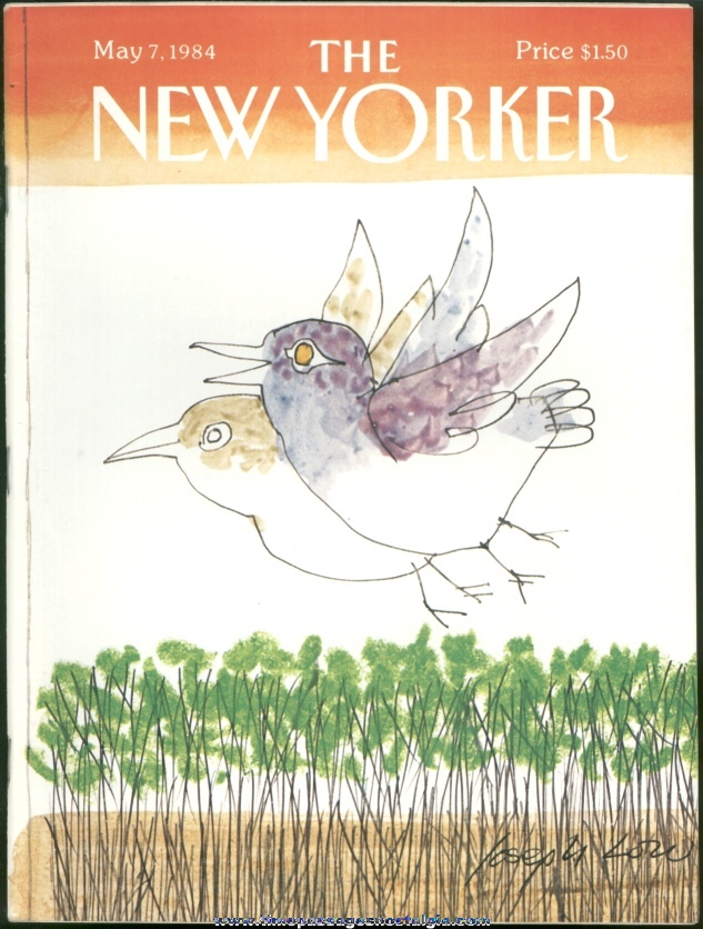 New Yorker Magazine - May 7, 1984 - Cover by Joseph Low