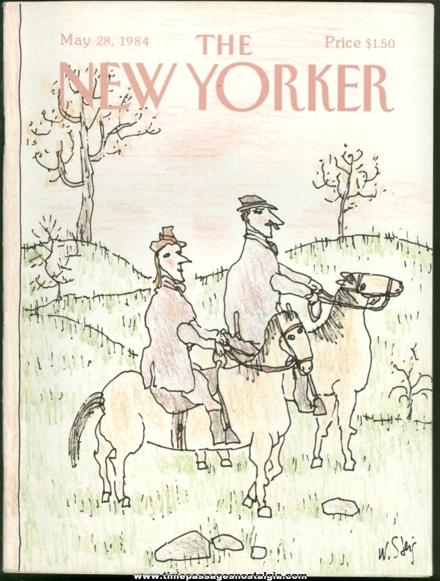New Yorker Magazine - May 28, 1984 - Cover by William Steig