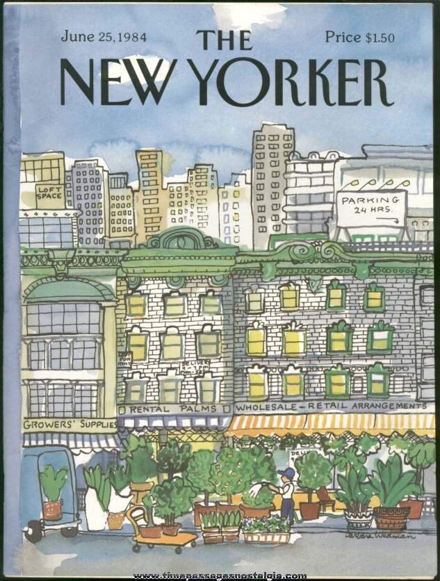 New Yorker Magazine - June 25, 1984 - Cover by Barbara Westman