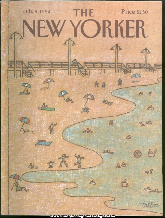 New Yorker Magazine - July 9, 1984 - Cover by Robert Tallon