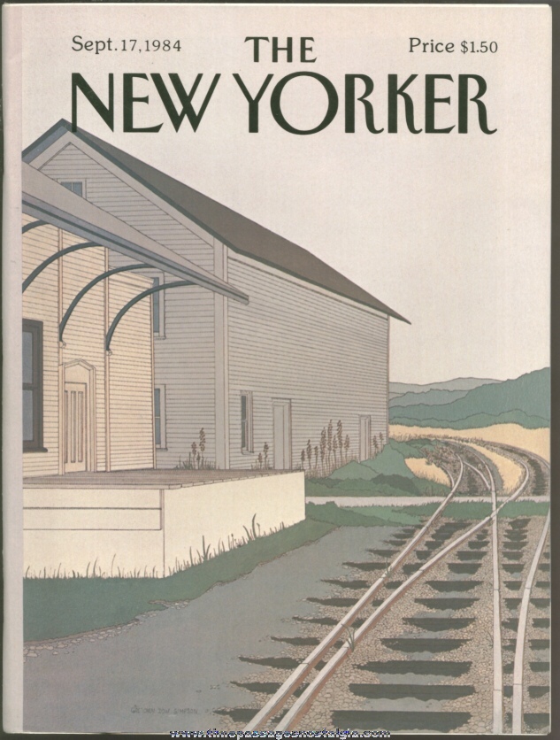 New Yorker Magazine - September 17, 1984 - Cover by Gretchen Dow Simpson