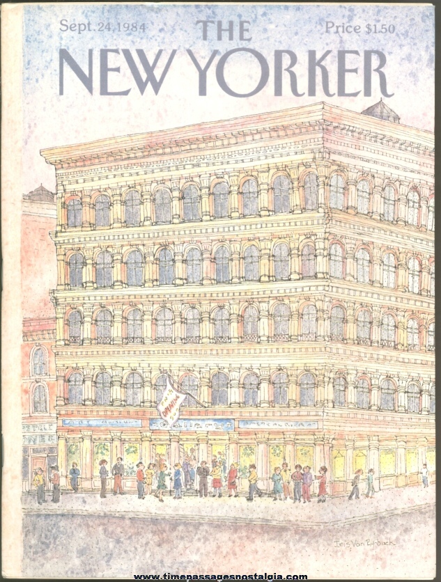 New Yorker Magazine - September 24, 1984 - Cover by Iris Van Rynbach