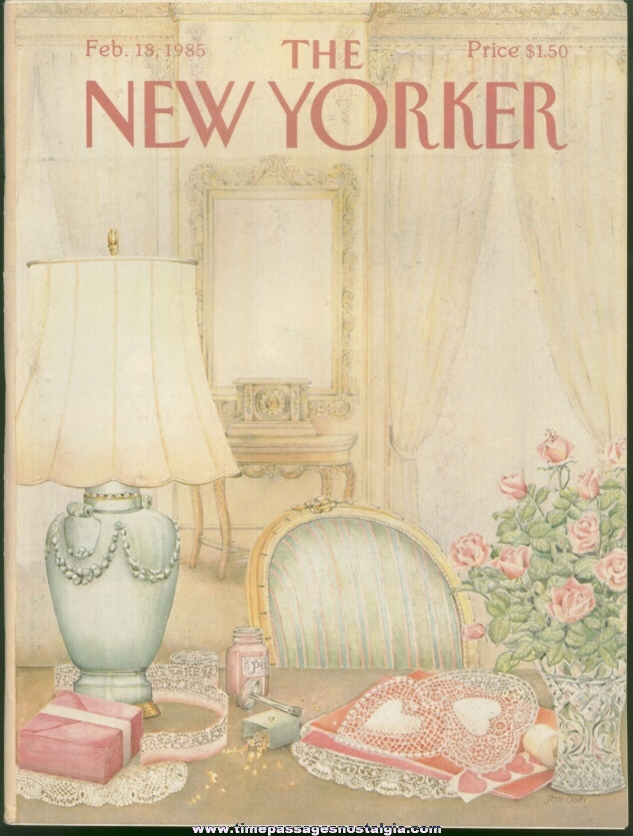 New Yorker Magazine - February 18, 1985 - Cover by Jenni Oliver