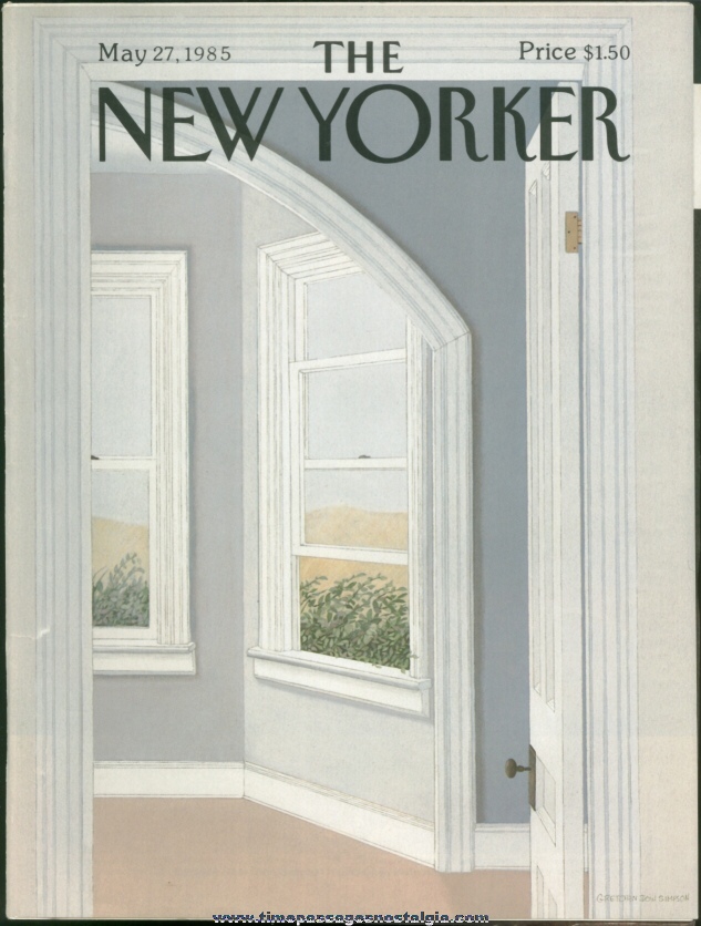 New Yorker Magazine - May 27, 1985 - Cover by Gretchen Dow Simpson