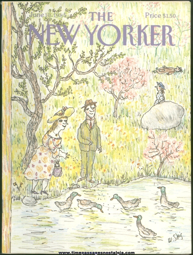 New Yorker Magazine - June 10, 1985 - Cover by William Steig