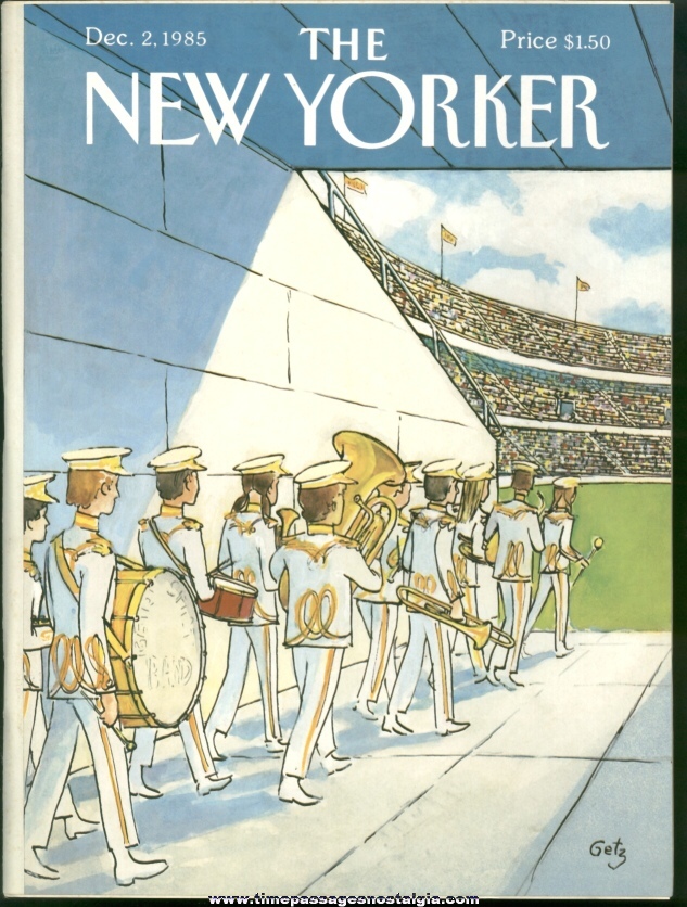 New Yorker Magazine - December 2, 1985 - Cover by Arthur Getz