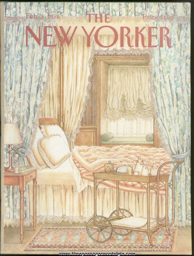 New Yorker Magazine - February 3, 1986 - Cover by Jenni Oliver