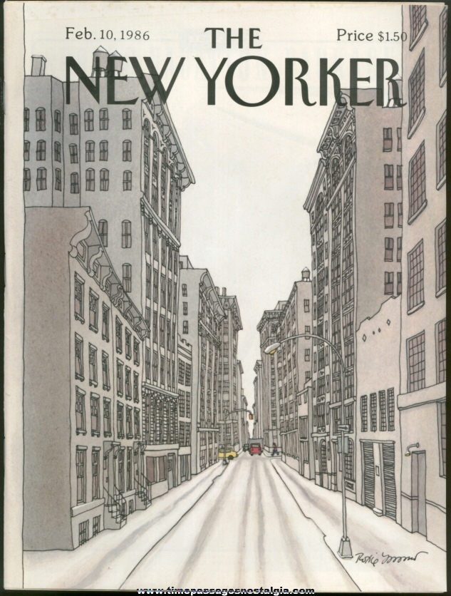 New Yorker Magazine - February 10, 1986 - Cover by Roxie Munro