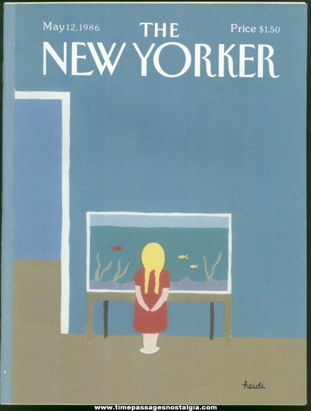 New Yorker Magazine - May 12, 1986 - Cover by Heidi Goennel