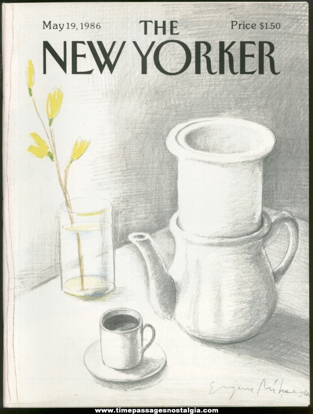 New Yorker Magazine - May 19, 1986 - Cover by Eugene Mihaesco