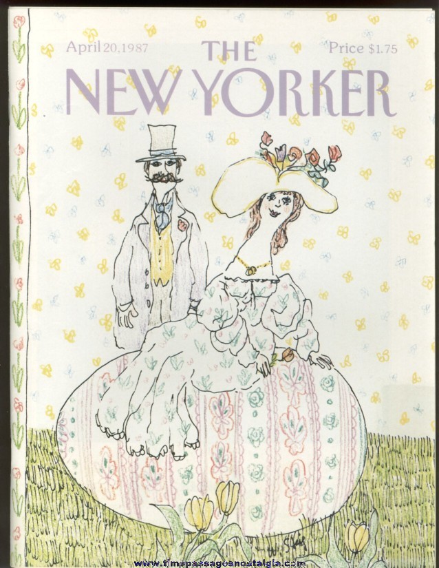 New Yorker Magazine - April 20, 1987 - Cover by William Steig
