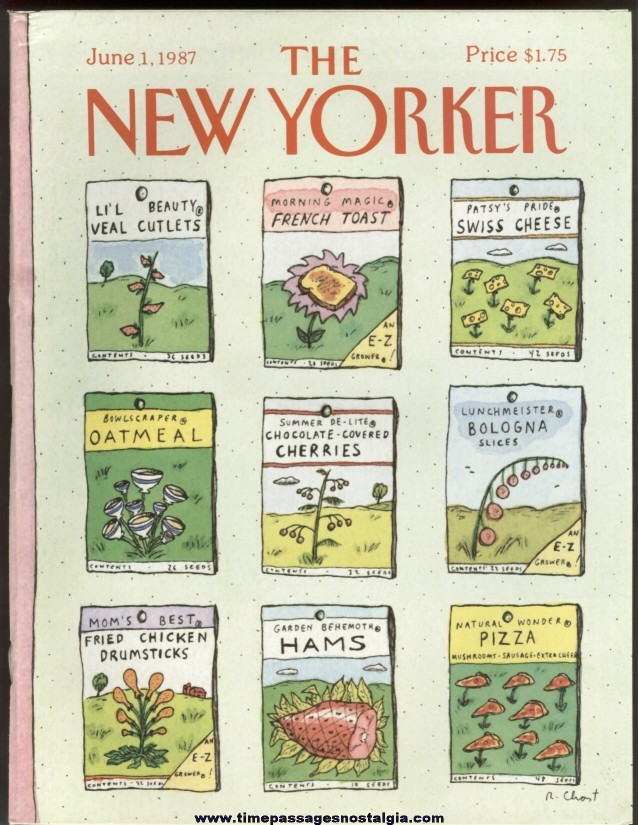 New Yorker Magazine - June 1, 1987 - Cover by Roz Chast