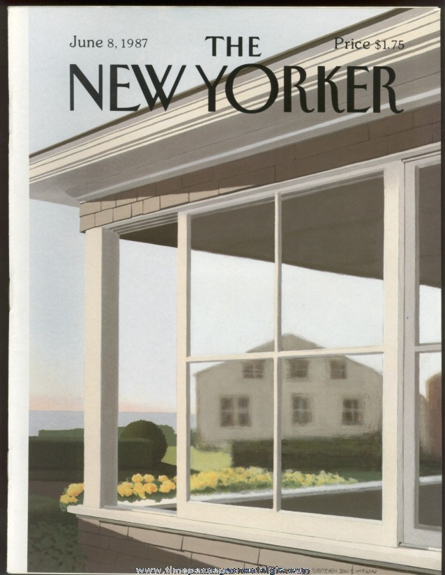 New Yorker Magazine - June 8, 1987 - Cover by Gretchen Dow Simpson