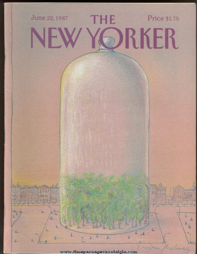 New Yorker Magazine - June 22, 1987 - Cover by Eugene Mihaesco