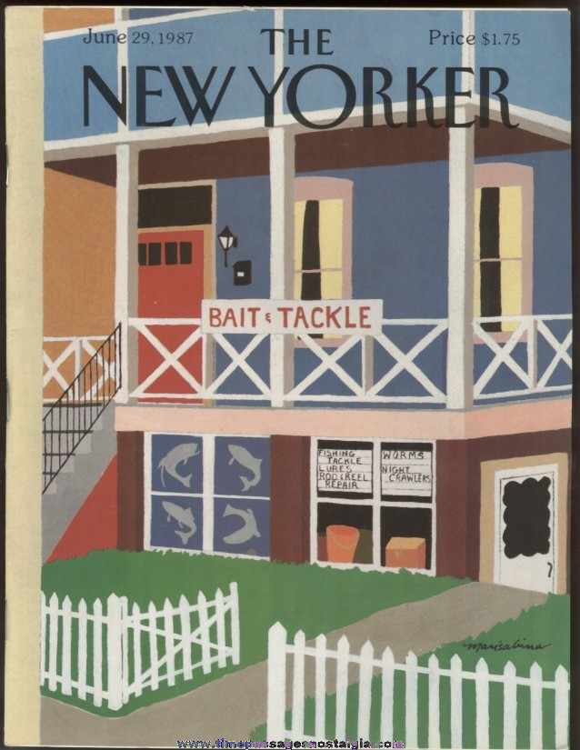New Yorker Magazine - June 29, 1987 - Cover by Marisabina Russo