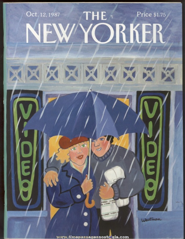 New Yorker Magazine - October 12, 1987 - Cover by Barbara Westman