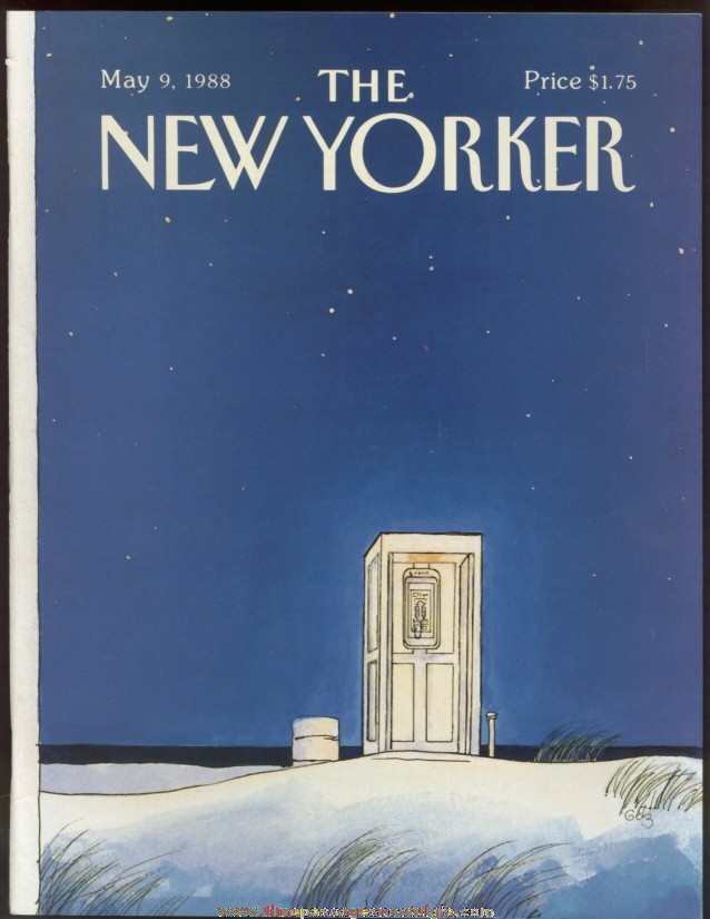 New Yorker Magazine - May 9, 1988 - Cover by Arthur Getz