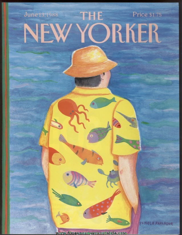 New Yorker Magazine - June 13, 1988 - Cover by Pamela Paparone