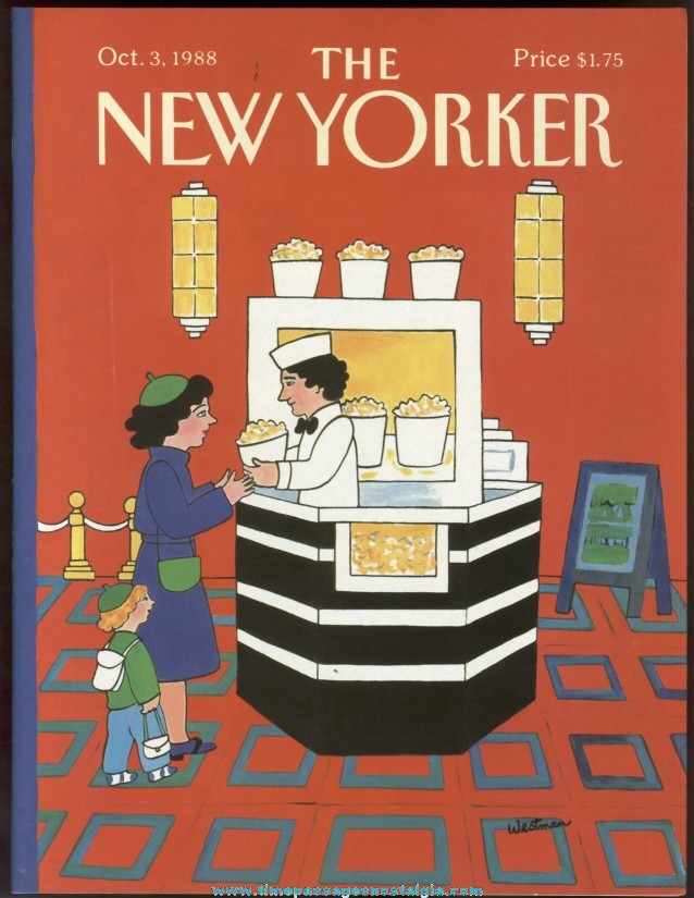 New Yorker Magazine - October 3, 1988 - Cover by Barbara Westman