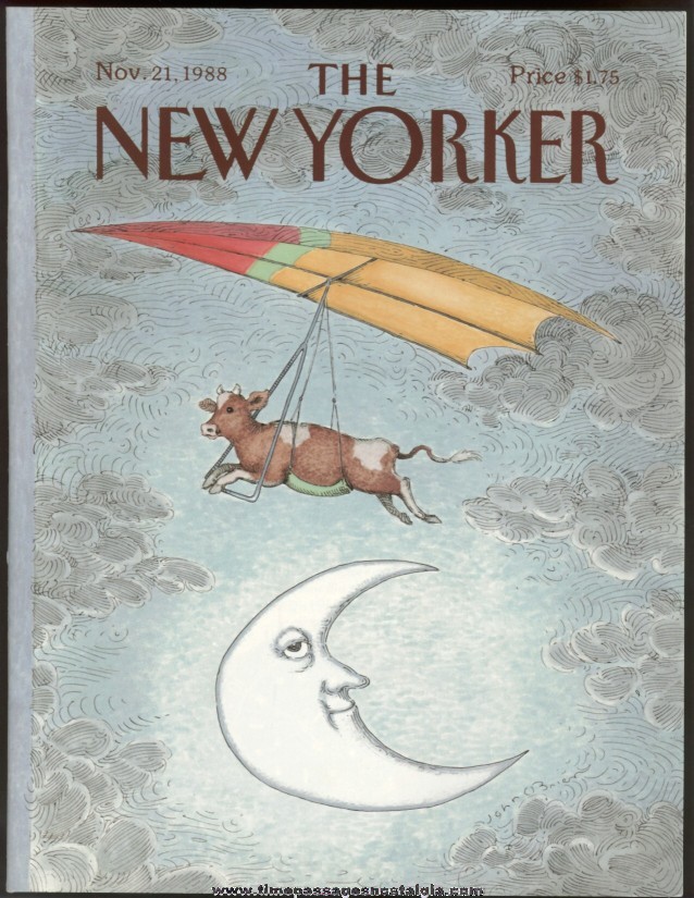 New Yorker Magazine - November 21, 1988 - Cover by John O’Brien