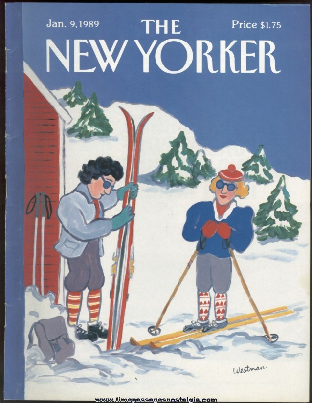 New Yorker Magazine - January 9, 1989 - Cover by Barbara Westman
