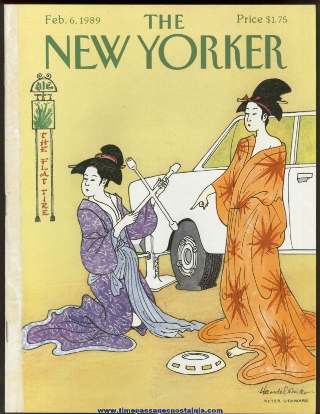 New Yorker Magazine - February 6, 1989 - Cover by J. B. Handelsman