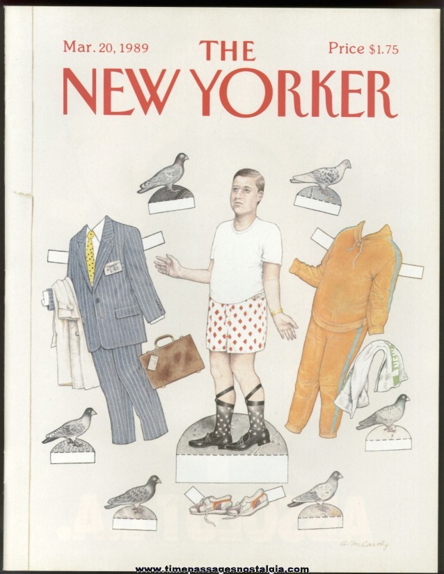 New Yorker Magazine - March 20, 1989 - Cover by Ann McCarthy