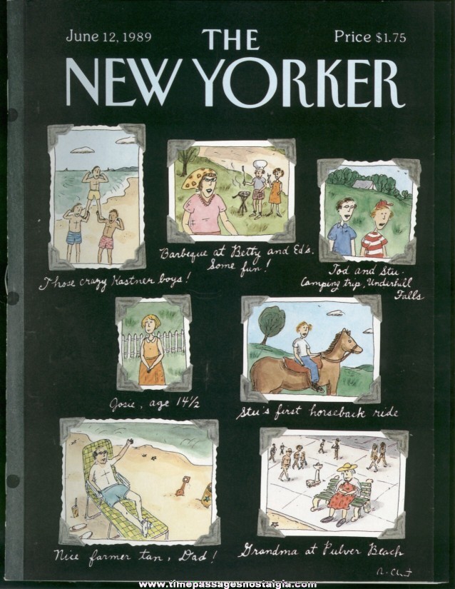 New Yorker Magazine - June 12, 1989 - Cover by Ron Chast