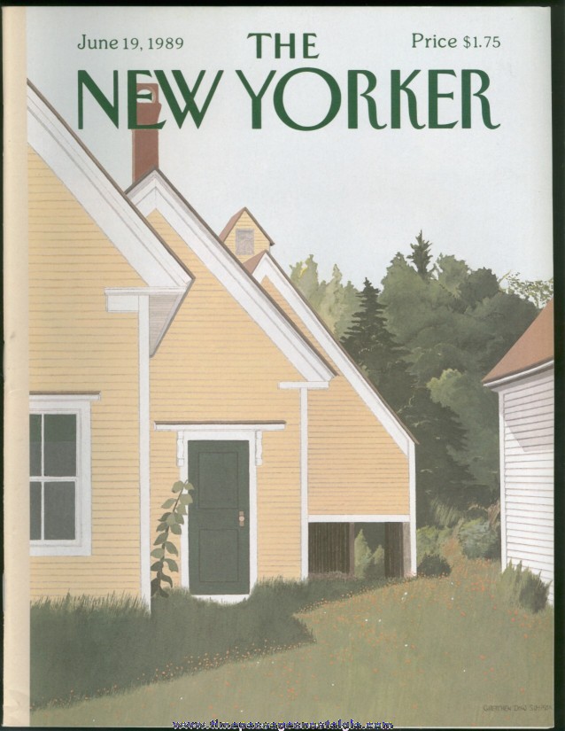 New Yorker Magazine - June 19, 1989 - Cover by Gretchen Dow Simpson