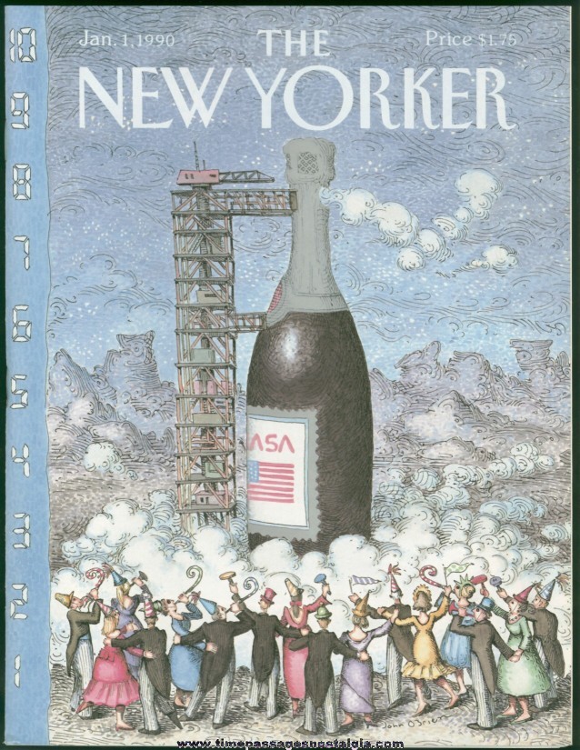 New Yorker Magazine - January 1, 1990 - Cover by Eugene Mihaesco