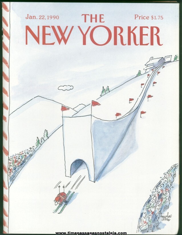 New Yorker Magazine - January 22, 1990 - Cover by Niculae Asciu