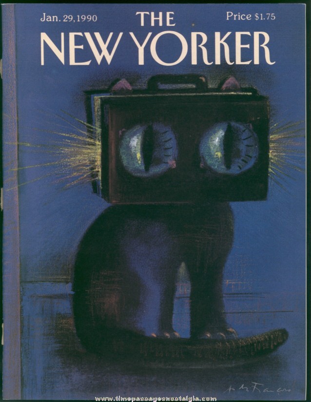 New Yorker Magazine - January 29, 1990 - Cover by Andre Francois