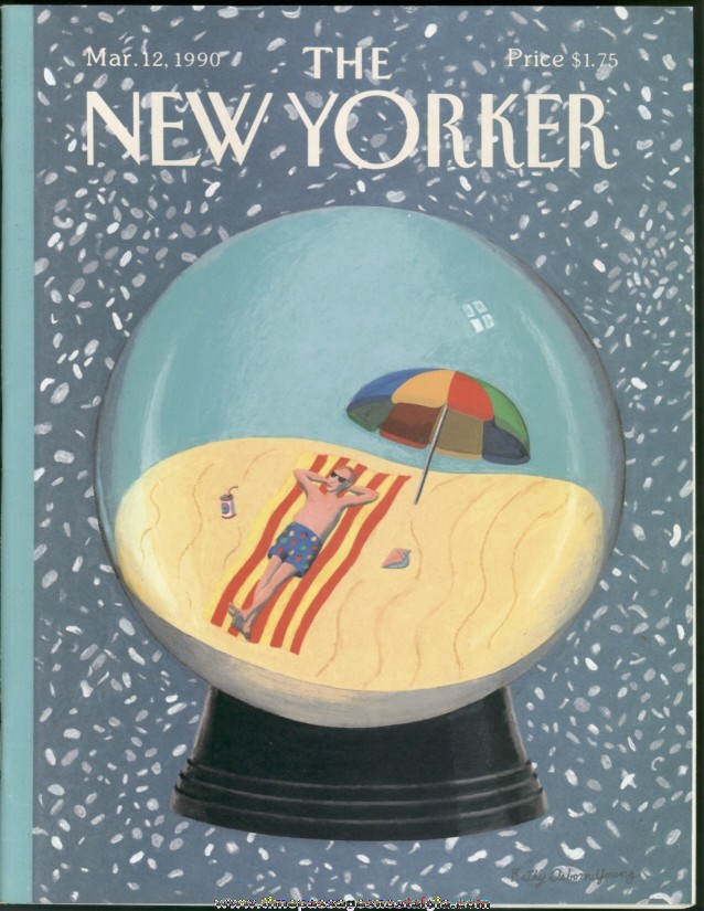 New Yorker Magazine - March 12, 1990 - Cover by Kathy Osborn Young