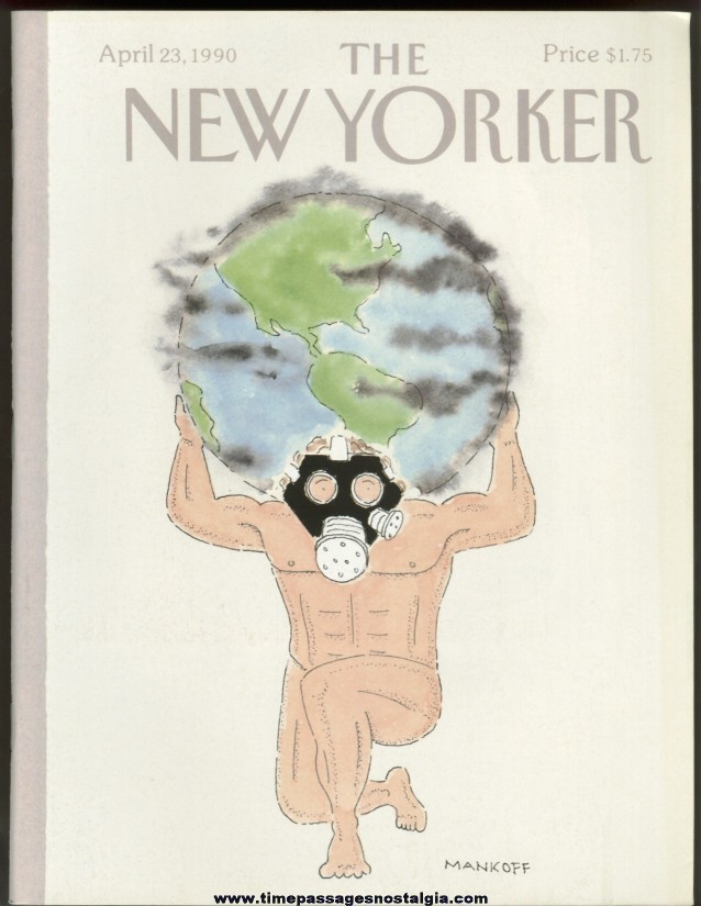 New Yorker Magazine - April 23, 1990 - Cover by Robert Mankoff